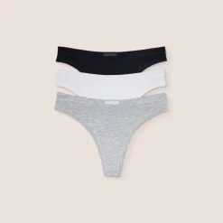 Lounge Underwear Multipacks | Bamboo Comfort Thong (3er Paket) -