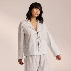 Lounge Underwear Pyjama-Oberteile | Baumwoll-Pyjamahemd -