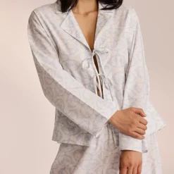 Lounge Underwear Pyjama-Oberteile | Baumwoll-Pyjamahemd -