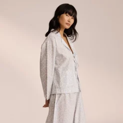 Lounge Underwear Pyjama-Oberteile | Baumwoll-Pyjamahemd -