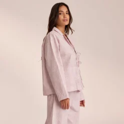 Lounge Underwear Pyjama-Oberteile | Pyjamas Sets | Baumwoll-Pyjamahemd -