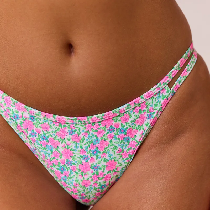 Lounge Underwear Bikinis | Bikini-String Mit Doppelträger -