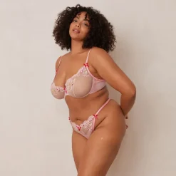 Lounge Underwear Mit Bügel | Höschen | Bloom Embroidered Balcony BH -