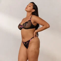Lounge Underwear Mit Bügel | Höschen | Bloom Embroidered Balcony BH -