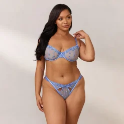 Lounge Underwear Höschen | Strings | Blush Embroidered Balcony BH -
