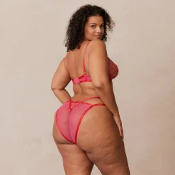 Lounge Underwear Höschen | Strings | Blush Embroidered Balcony BH -