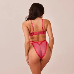 Lounge Underwear Höschen | Strings | Blush Embroidered Balcony BH -