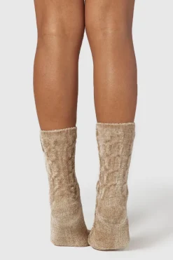 Lounge Underwear Socken Und Accessoires | Accessoires | Chenille Gestrickte Socke -