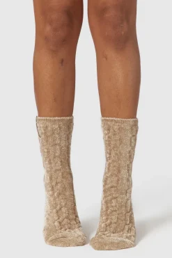 Lounge Underwear Socken Und Accessoires | Accessoires | Chenille Gestrickte Socke -