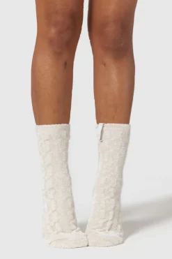 Lounge Underwear Socken Und Accessoires | Accessoires | Chenille Gestrickte Socke -