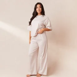 Lounge Underwear Pyjama-Hosen | Classic Fleece Oversized Schlafanzug Hose -