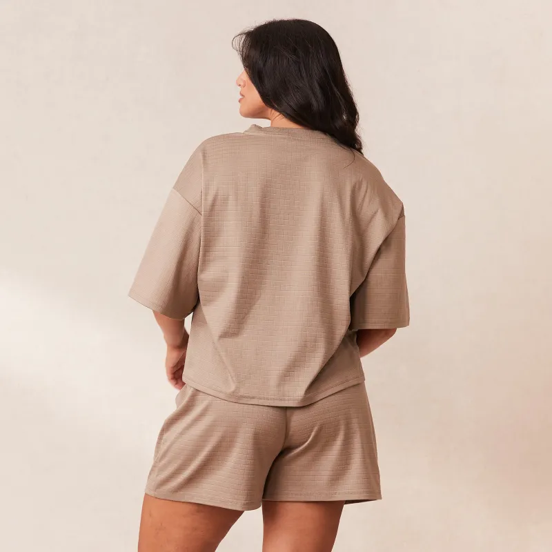 Lounge Underwear Pyjamas Sets | Pyjama-Oberteile | Classic Fleece Oversized Schlafanzug Oberteil -