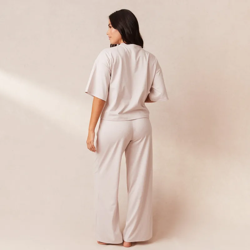 Lounge Underwear Pyjama-Hosen | Classic Fleece Oversized Schlafanzug Hose -