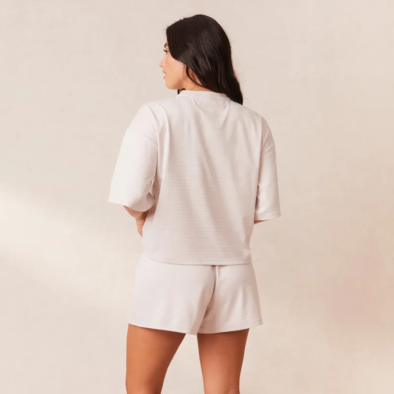 Lounge Underwear Pyjama-Oberteile | Classic Fleece Oversized Schlafanzug Oberteil -
