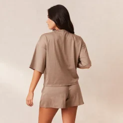 Lounge Underwear Pyjamas Sets | Pyjama-Oberteile | Classic Fleece Oversized Schlafanzug Oberteil -