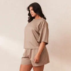 Lounge Underwear Pyjamas Sets | Pyjama-Oberteile | Classic Fleece Oversized Schlafanzug Oberteil -
