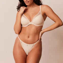 Lounge Underwear Höschen | Slips | Classic Plunge T-shirt BH -