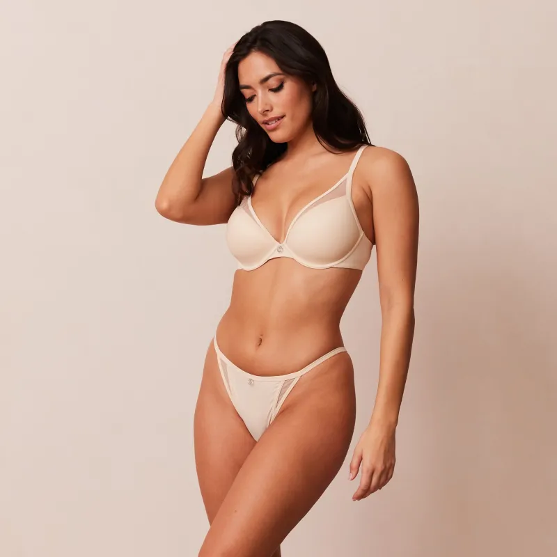 Lounge Underwear Höschen | Slips | Classic Plunge T-shirt BH -