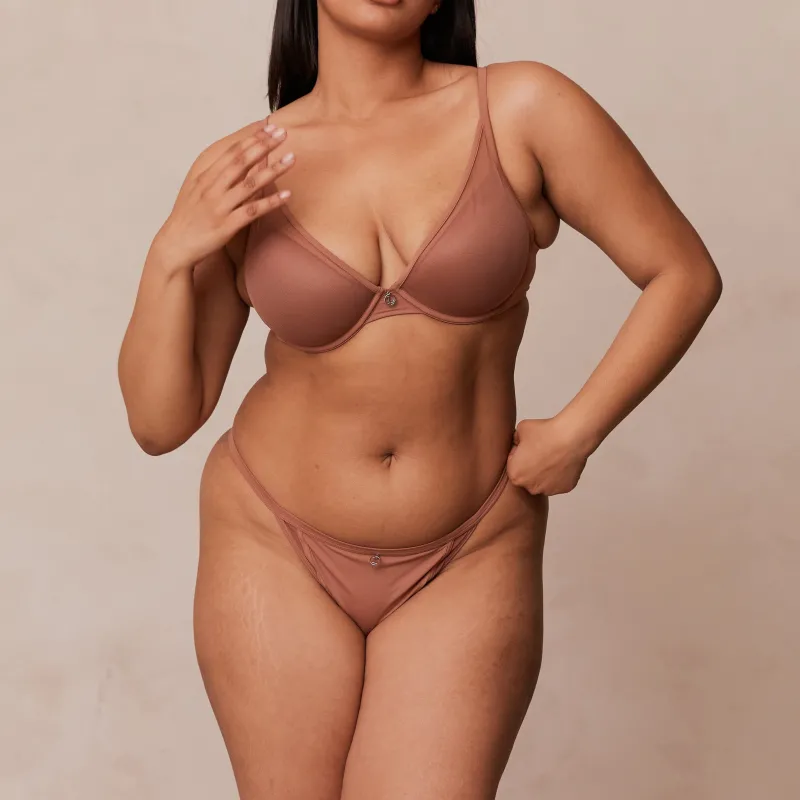 Lounge Underwear Höschen | Slips | Classic Plunge T-shirt BH -