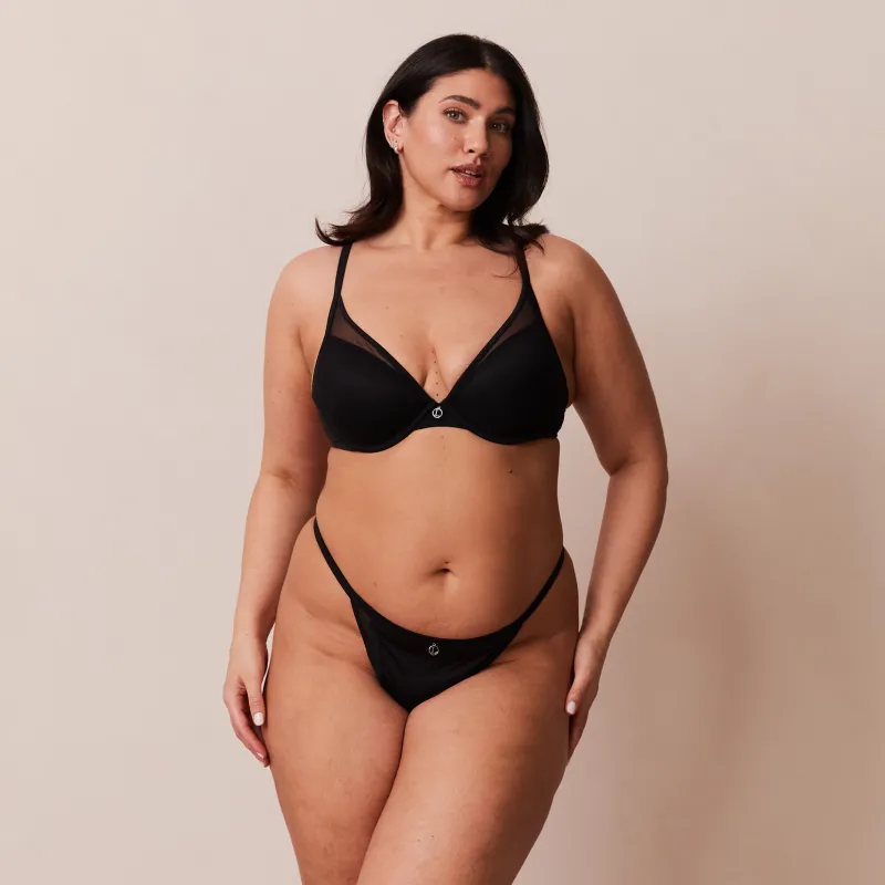 Lounge Underwear Höschen | Slips | Classic Plunge T-shirt BH -