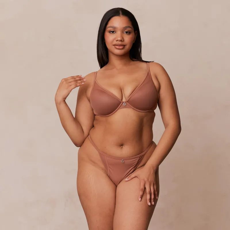 Lounge Underwear Höschen | Slips | Classic Plunge T-shirt BH -