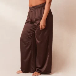 Lounge Underwear Pyjamas Sets | Classic Satin Pyjama Hose -