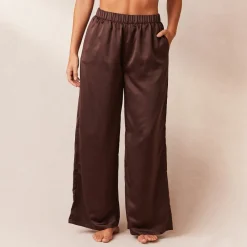 Lounge Underwear Pyjamas Sets | Classic Satin Pyjama Hose -