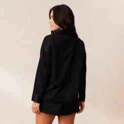 Lounge Underwear Pyjama-Oberteile | Classic Satin Pyjama Shirt -