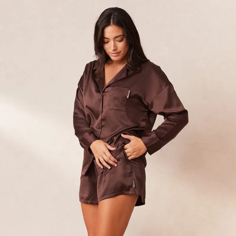 Lounge Underwear Pyjamas Sets | Pyjama-Hosen | Classic Satin Pyjama Shorts -