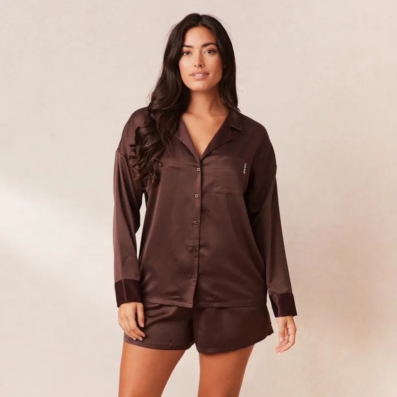 Lounge Underwear Pyjamas Sets | Pyjama-Hosen | Classic Satin Pyjama Shorts -