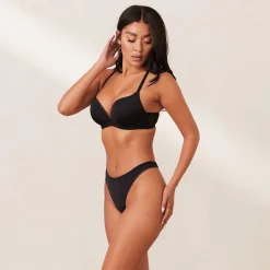 Lounge Underwear Höschen | T-Shirt Bhs | Comfort Push-Up T-shirt BH -