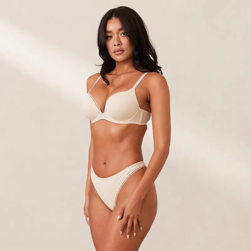 Lounge Underwear Höschen | T-Shirt Bhs | Comfort Push-Up T-shirt BH -