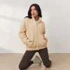 Lounge Underwear Hoodies Und Sweatshirts | Cosy Zip Up Fleecejacke -