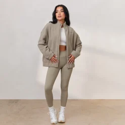 Lounge Underwear Hoodies Und Sweatshirts | Cosy Zip Up Fleecejacke -