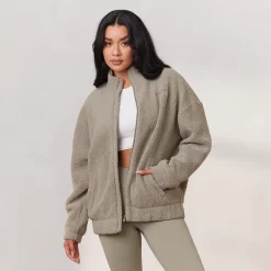 Lounge Underwear Hoodies Und Sweatshirts | Cosy Zip Up Fleecejacke -
