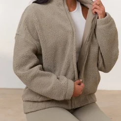 Lounge Underwear Hoodies Und Sweatshirts | Cosy Zip Up Fleecejacke -
