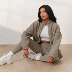 Lounge Underwear Hoodies Und Sweatshirts | Cosy Zip Up Fleecejacke -