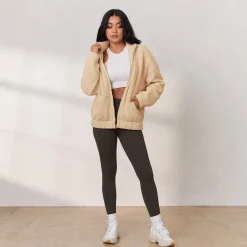 Lounge Underwear Hoodies Und Sweatshirts | Cosy Zip Up Fleecejacke -