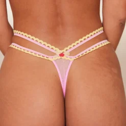 Lounge Underwear Höschen | G-Strings | Daisy Embroidered Balcony BH -