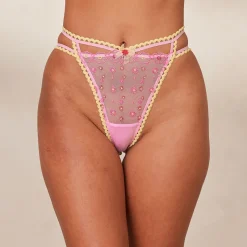 Lounge Underwear Balcony | Höschen | Daisy Embroidered Slip -