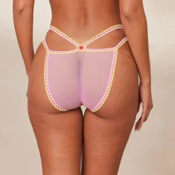 Lounge Underwear Balcony | Höschen | Daisy Embroidered Slip -