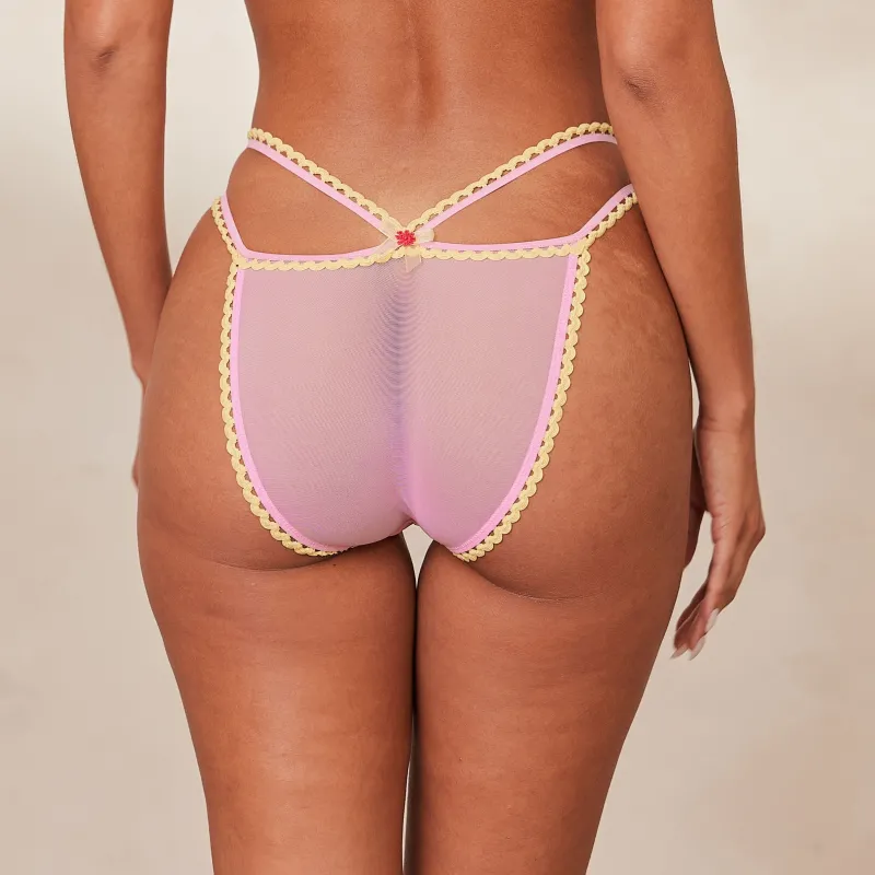Lounge Underwear Balcony | Höschen | Daisy Embroidered Slip -