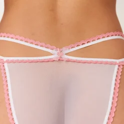 Lounge Underwear Mit Bügel | Höschen | Daisy Embroidered Slip -