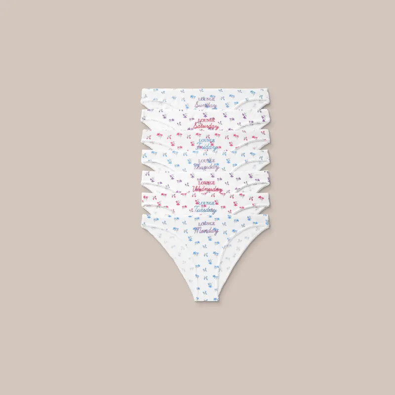 Lounge Underwear Multipacks | Days of the Week Slip (7er Paket) -
