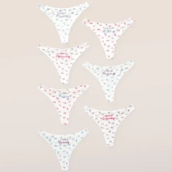 Lounge Underwear Multipacks | Days of the Week String (7er Paket) -