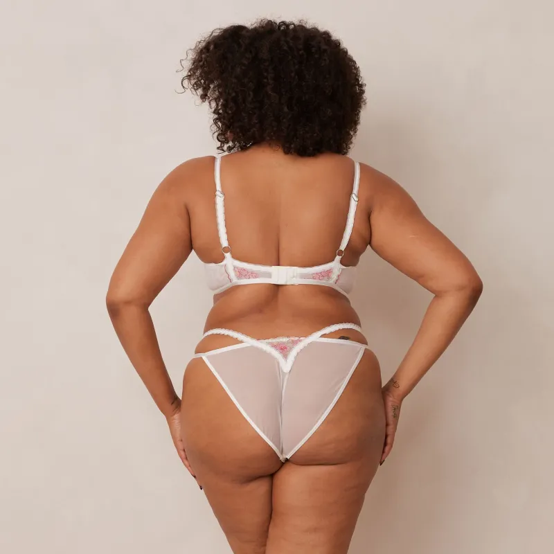 Lounge Underwear Mit Bügel | Höschen | Ditsy Embroidered Balcony BH -