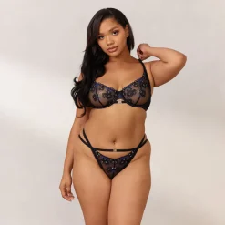 Lounge Underwear Mit Bügel | Höschen | Ditsy Embroidered Balcony BH -