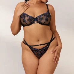 Lounge Underwear Mit Bügel | Höschen | Ditsy Embroidered Balcony BH -