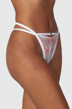 Lounge Underwear Balcony | Höschen | Ditsy Embroidered Slip -