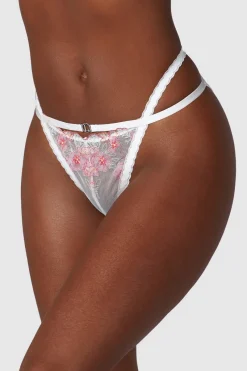 Lounge Underwear Balcony | Höschen | Ditsy Embroidered Slip -